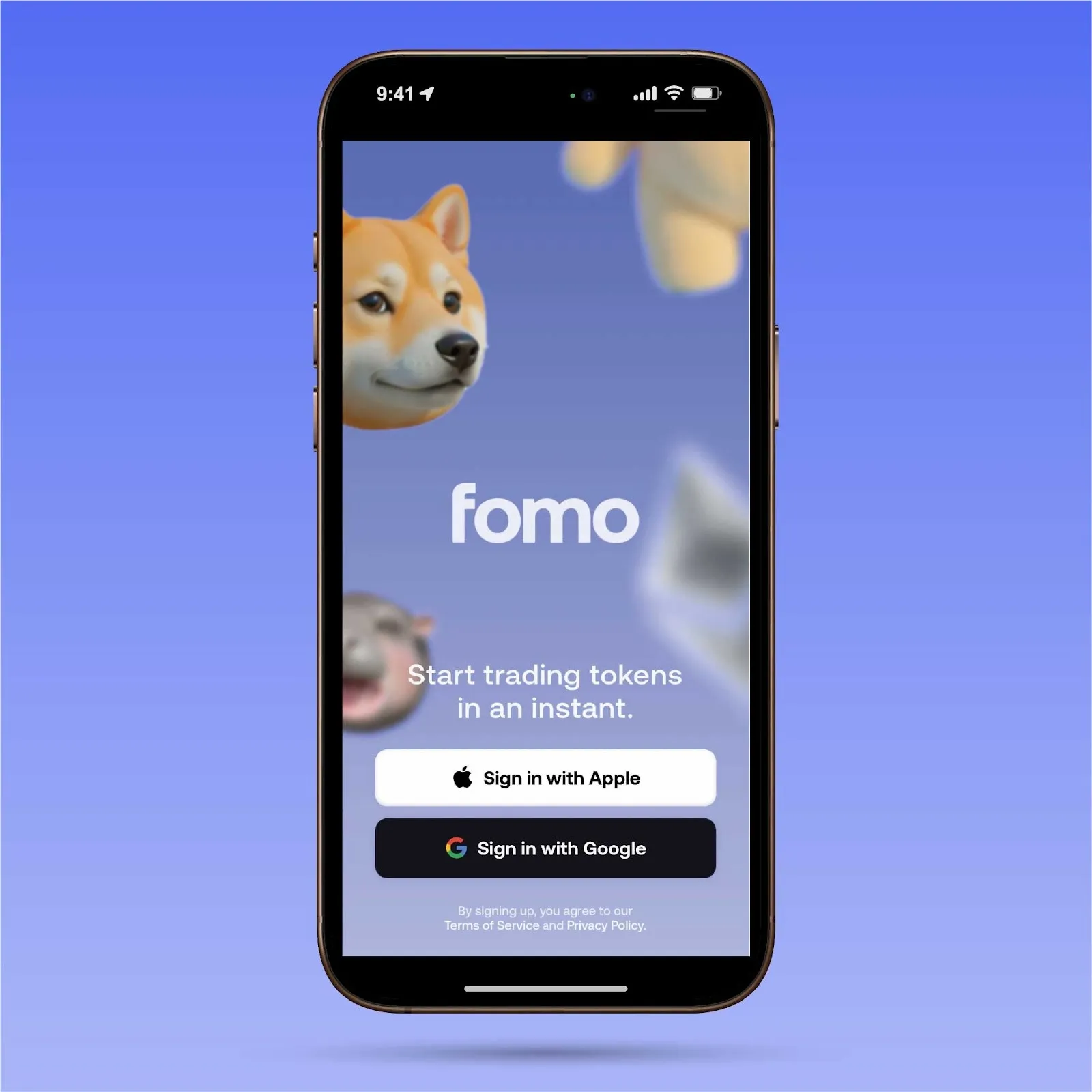 Create an account