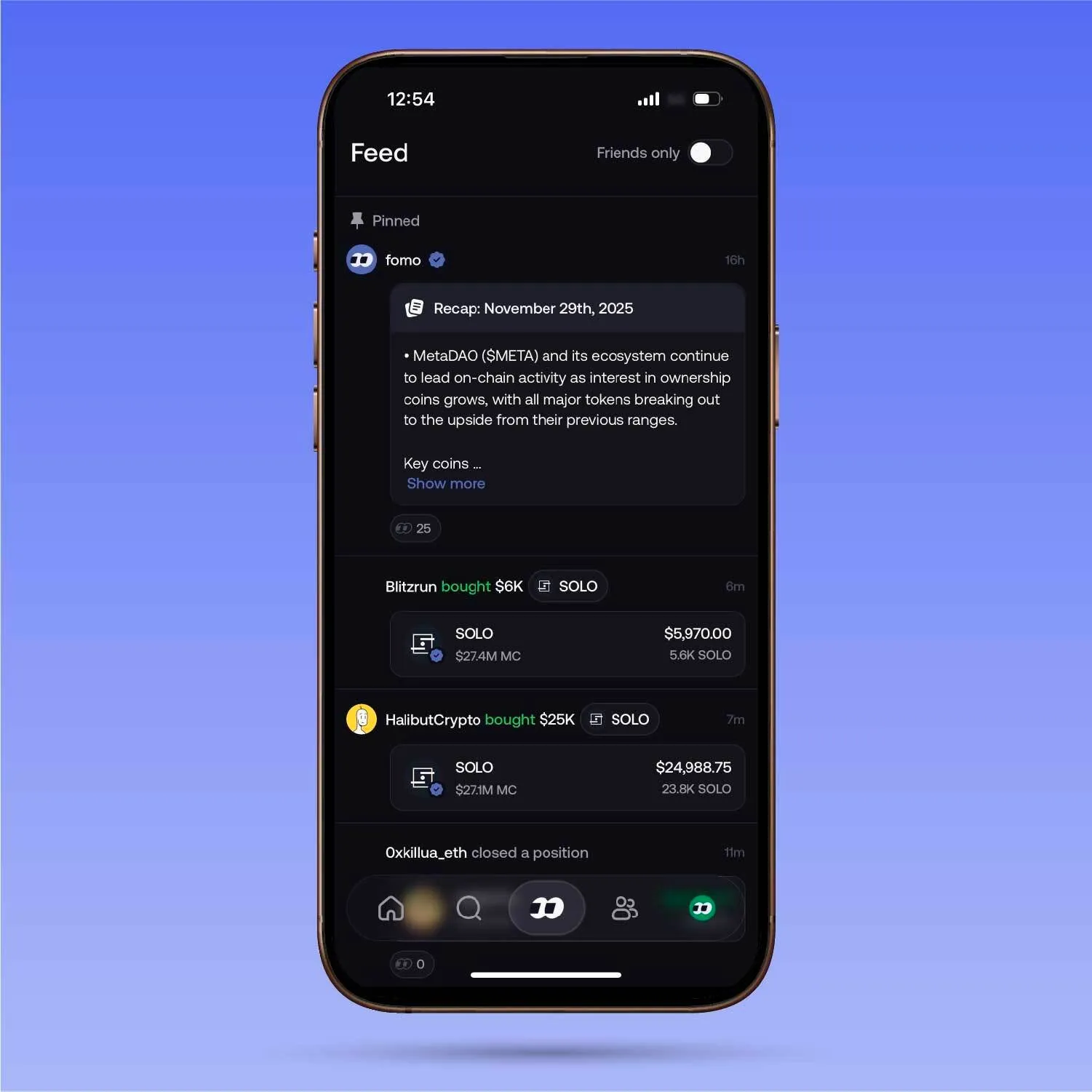 Social feed
